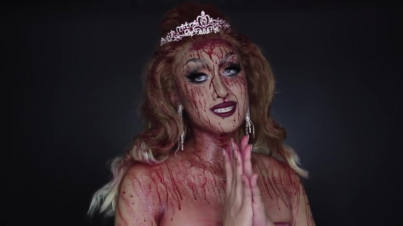 CARRIE Inspired Prom Queen Drag Makeup Tutorial 2017515