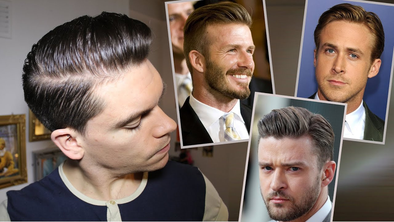 Men's Hair Trend  Slicked Back - YouTube