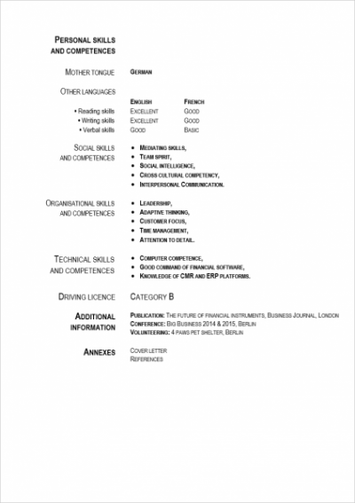 Curriculum vitae in deutsch - laboite-cv.fr