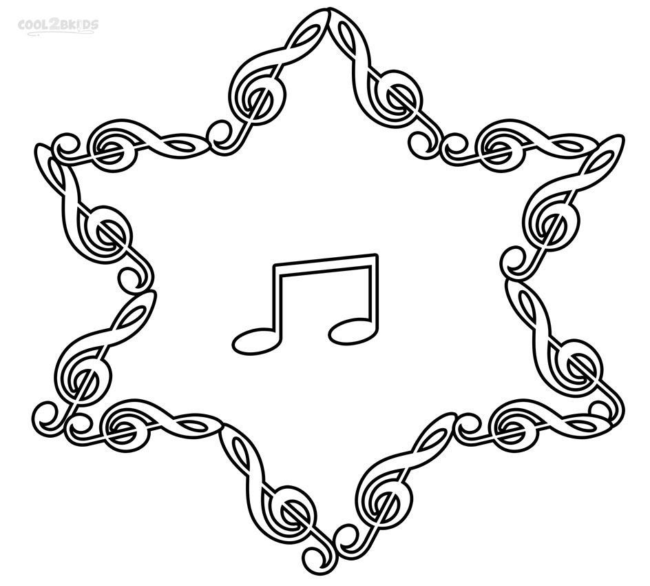 Printable Music Note Coloring Pages For Kids  Cool2bKids