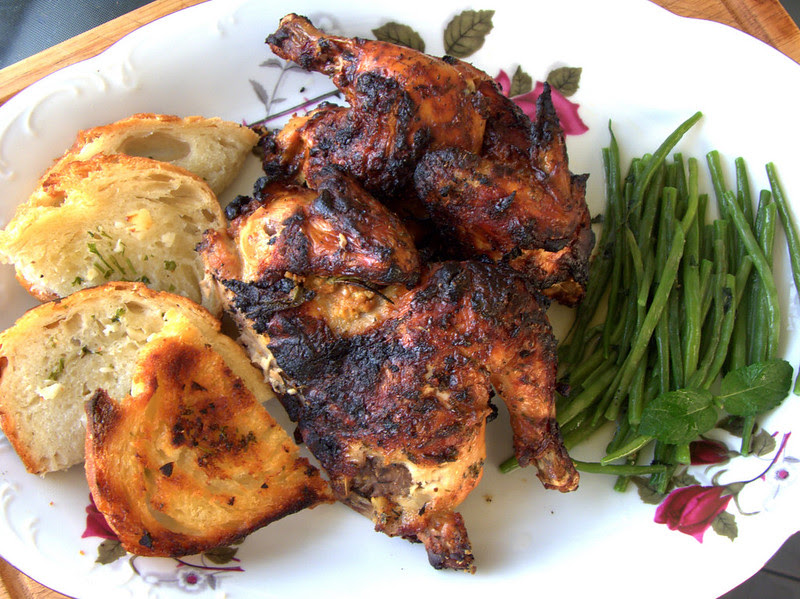 barbecued cornish hen