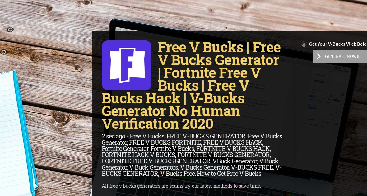 Free V Bucks Generator - Generate Free Fortnite V Bucks (2020) - 1180 x 630 jpeg 175kB