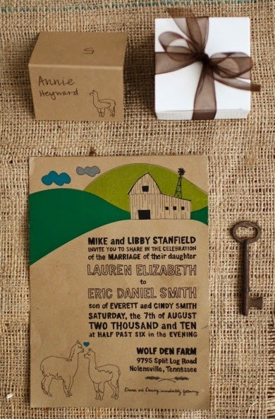 barn weddings invitations