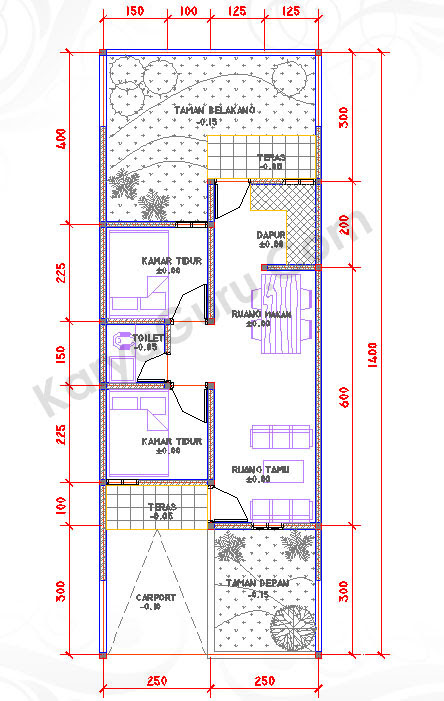 Tutorial AutoCAD Gambar Kerja Rumah Tinggal Bagian 1 Tutorial AutoCAD Gambar Kerja Rumah Tinggal Bagian 1