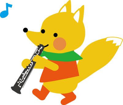 楽器 音楽隊 音楽会 のイラスト 無料イラスト素材３