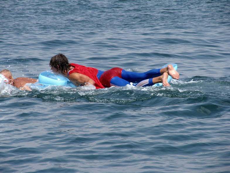 Beach Mattress Racing 9