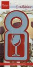 LR0367 Creatables snijmal bottle label Marianne Design