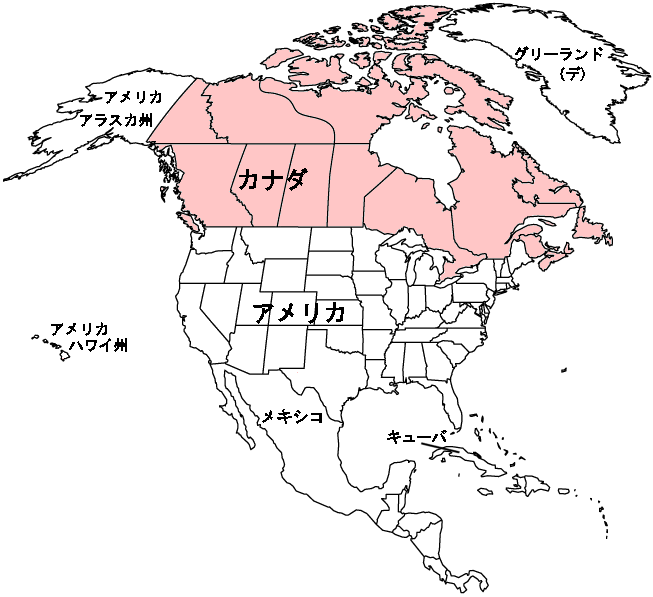 カナダ地図 カナダing