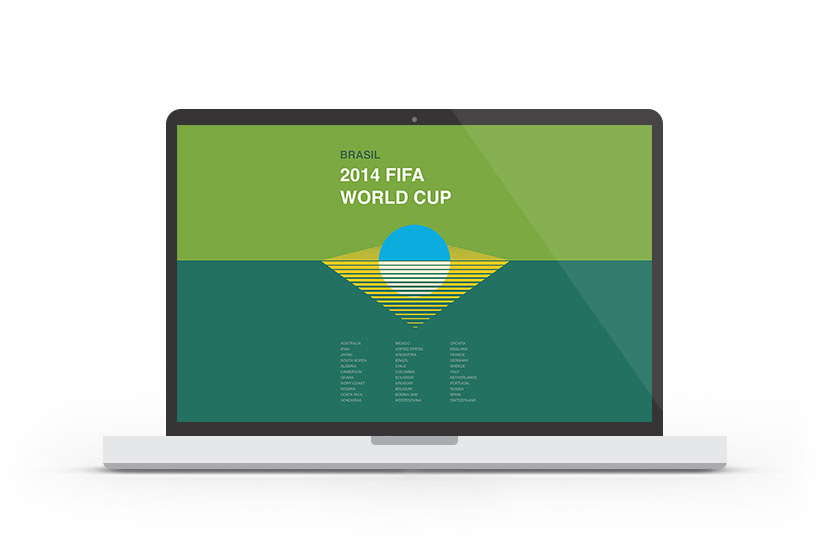 Abduzeedo's wallpaper of the week - 2014 FIFA World Cup