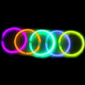 100 8" Premium Lumistick Glow Stick Bracelets Assorted