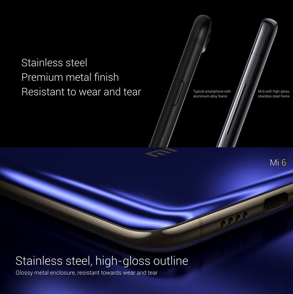 Xiaomi Mi 6 4G Smartphone 5.15inch 6GB RAM 64GB ROM 
