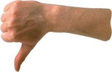 Complaints thumbs down-784494