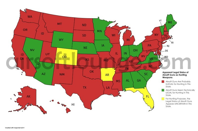 What Does U S State Law Say About Airsoft Guns Hunting Airsoftlounge