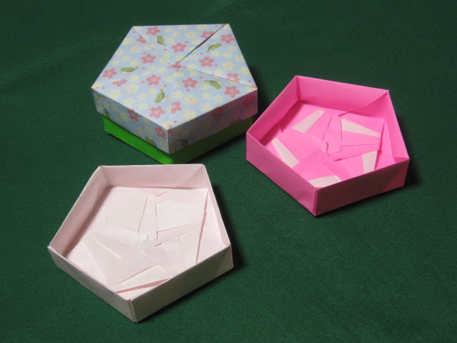 五角箱 布施知子さん創作 折り紙情報局