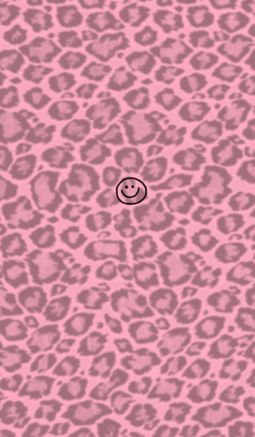 ピンクヒョウ柄にこ Line着せかえ 360円