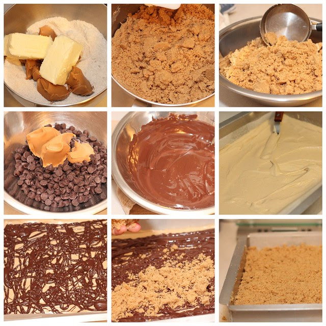 Peanut Butter Crunch Coffee Cake collage 1