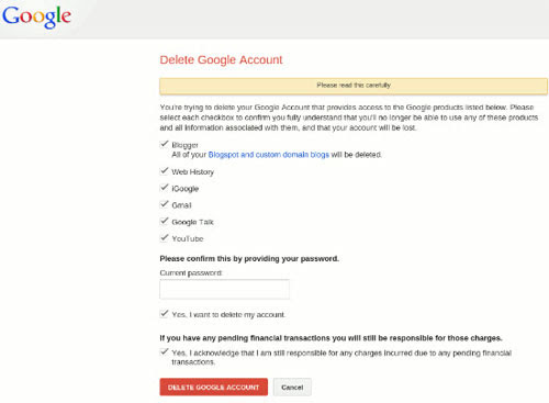 Cách xóa tài khoản Gmail và tài khoản Google