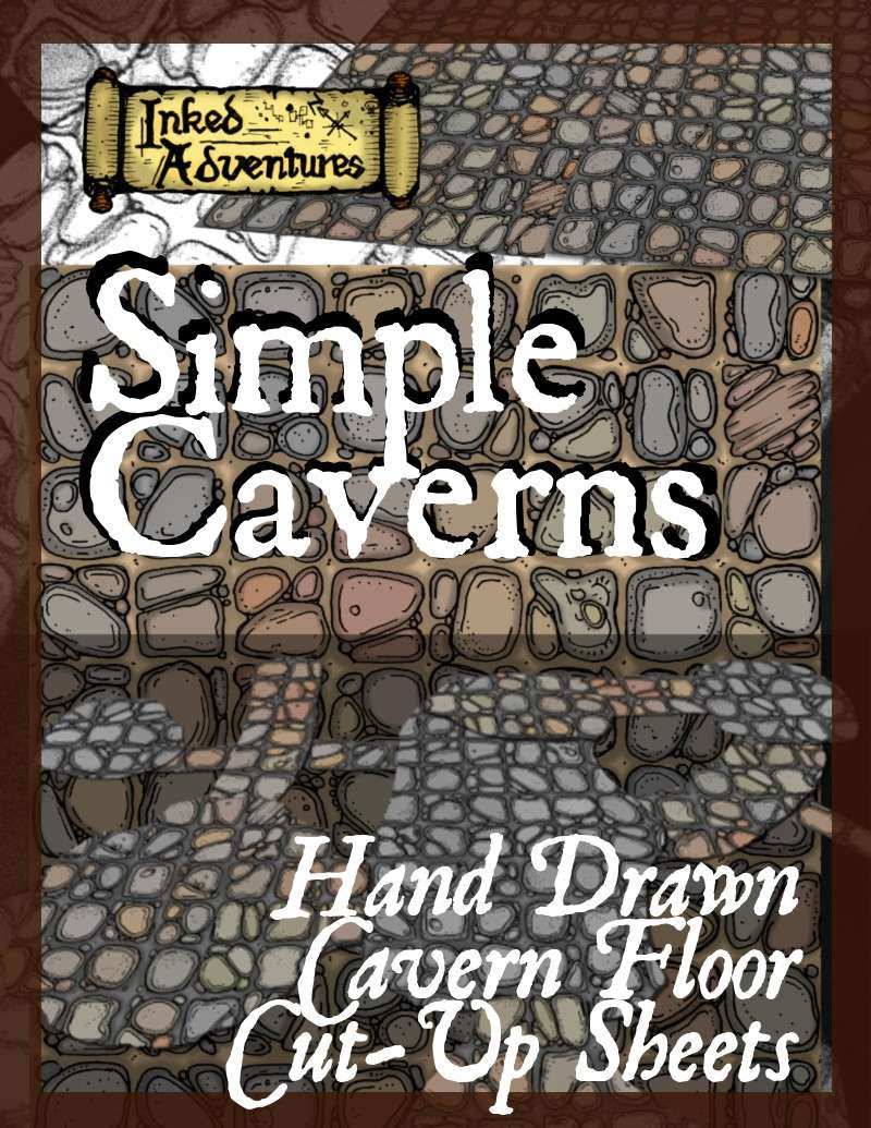 Simple Caverns Cut-Up Sheets