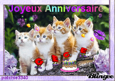 Joyeux Anniversaire Gege