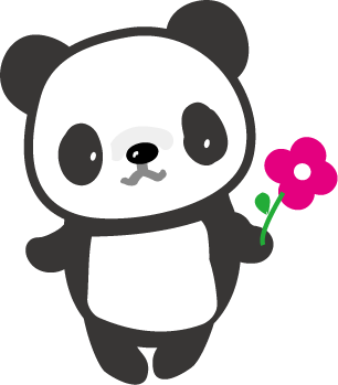 パンダのイラスト 無料イラスト