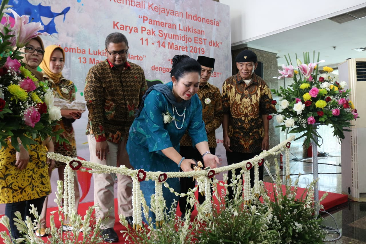 Peringati 53 Tahun Supersemar HMS Gelar Pameran Lukisan HMS