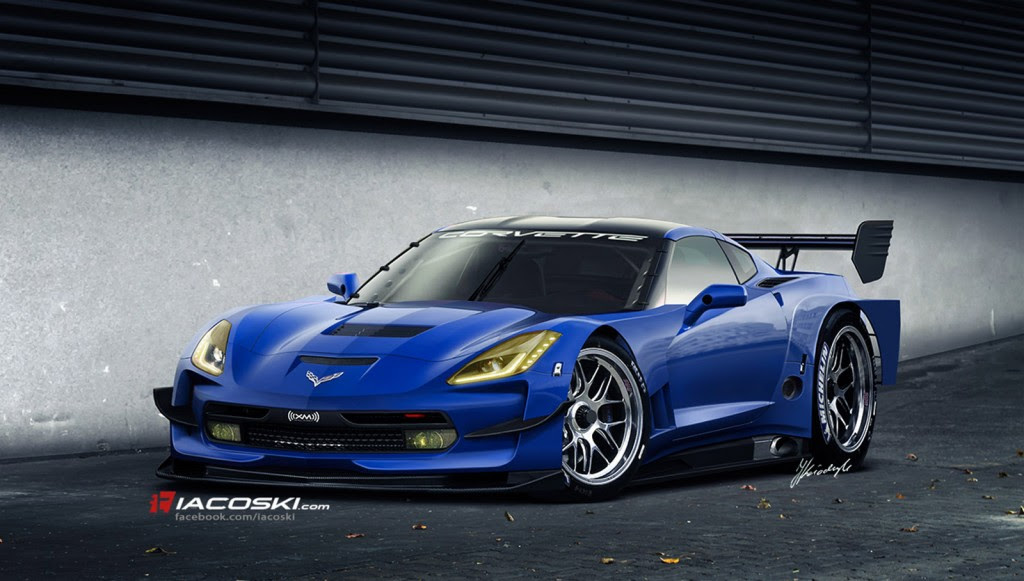 2014 Chevrolet Corvette C7.R race car rendering by Iacoski Design 2014 Chevrolet Corvette C7.R race car rendering by Iacoski Design