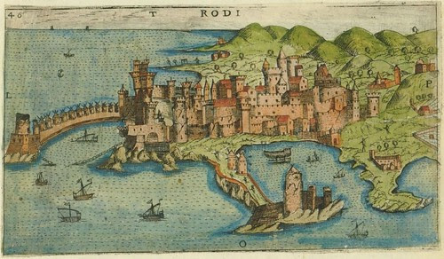 Rodi - map of Rhodes