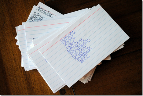 NASM notecards