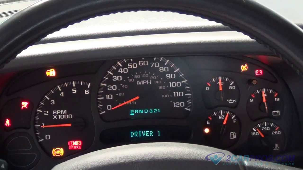 Instrument Cluster Replacement 2000-2006 GMC Yukon, XL