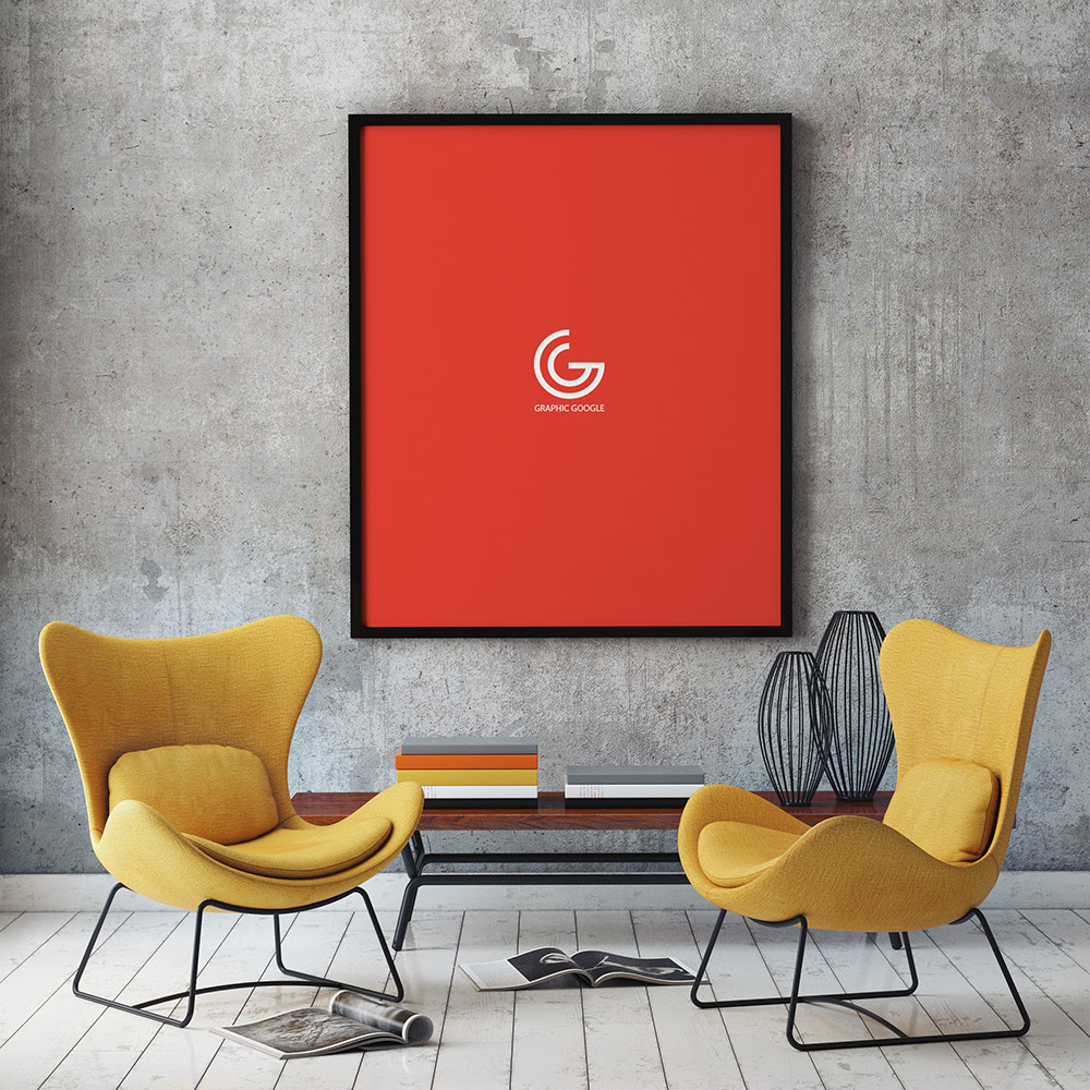 Download Free Elegant Poster Mockup - Graphic Google - Tasty Graphic Designs CollectionGraphic Google ...