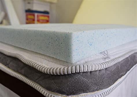 thick  pound gel memory foam mattress pad bed