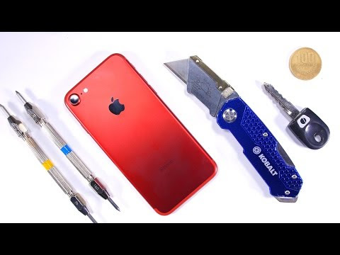 Red iPhone 7 Scratch Test - How durable is it?