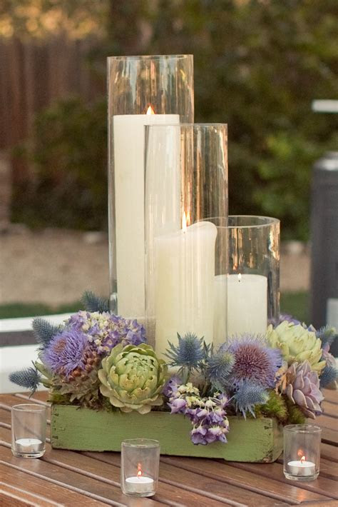 A new one costs $$$. Dining Room: Beautiful Candle Centerpieces For Romantic
