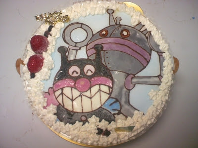 アレルギー対応キャラクターケーキ バイキンマンとダダンダン アレルギー対応ケーキ 楓のお家 かえでのおうち はお菓子のおうち 福岡発