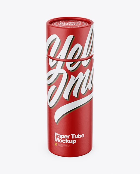 Download Download Matte Paper Tube Mockup - Tube Mockups these mockups if you need to present your logo and other branding projects.