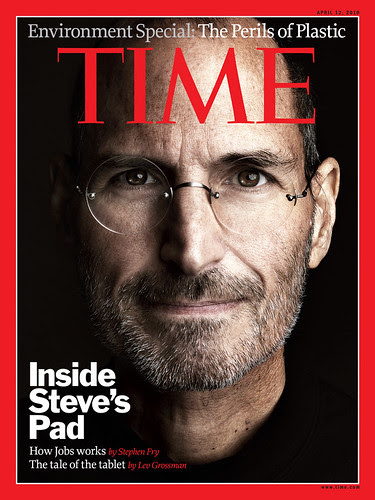 Steve Jobs iPad - Time Magazine