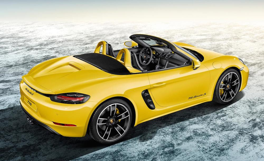 Porsche 718 Boxster Exclusive in Racing Yellow
