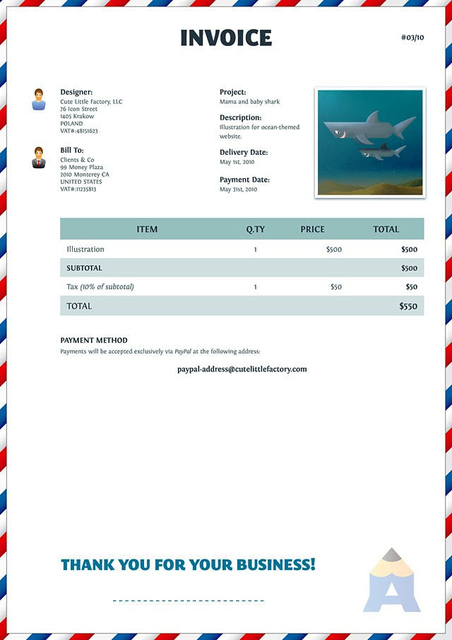 Contoh Invoice Website  Joy Studio Design Gallery - Best 