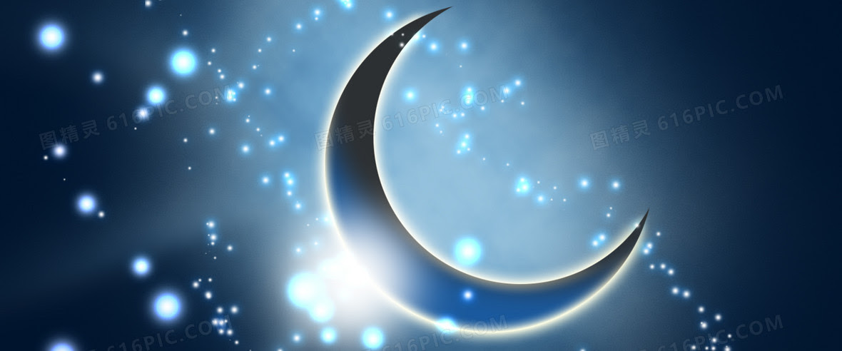 星月背景图片下载 免费高清星月背景设计素材 图精灵