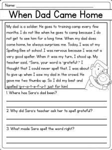  reading comprehension worksheets best coloring pages for kids