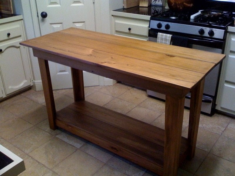 Custom Built Cypress Kitchen Island - by Joseph Cataldie ...