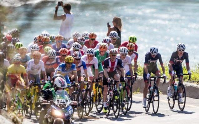 Rio Olympics 2016, men's cycling road race: Six-man breakaway leads, but Team GB appear in control on front of peloton