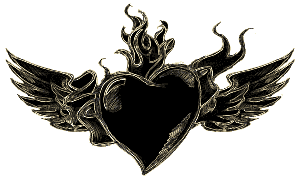 black heart tattoos. black heart tattoos. BlackHeart Tattoo San Francisco: