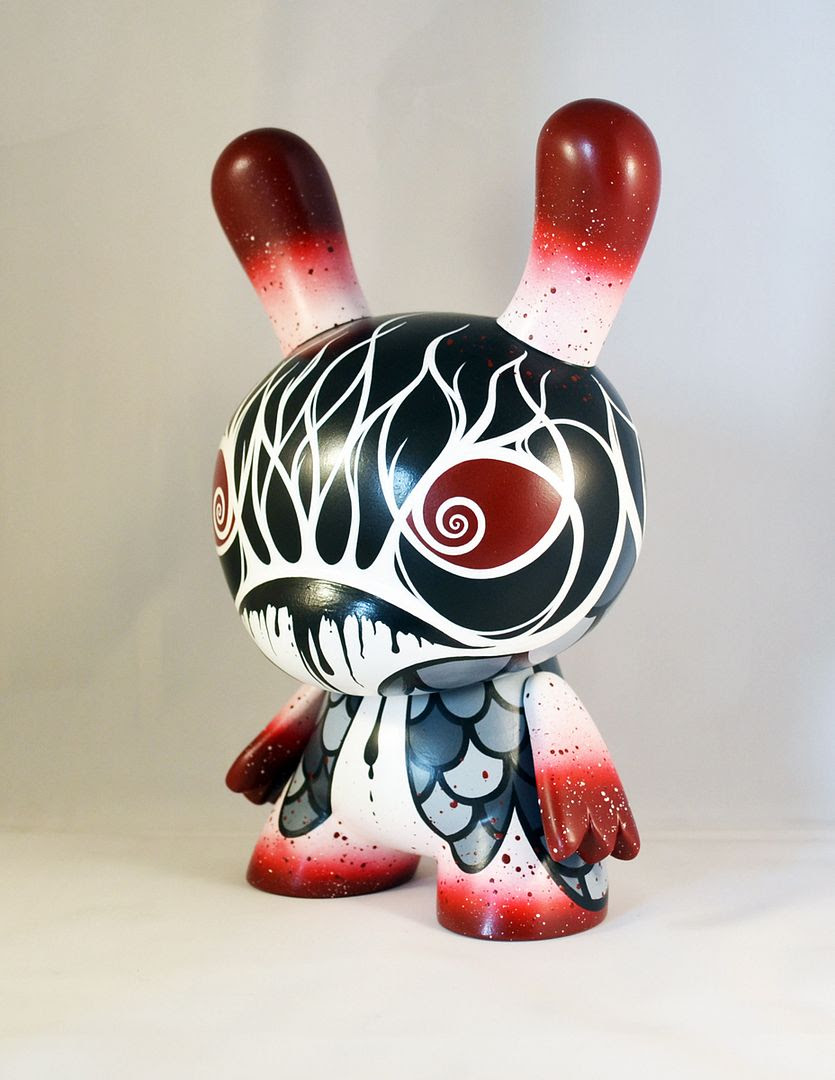 Ardabus Rubber's custom 8" Dunny for the "Most Wanted" show at 1AM Gallery!