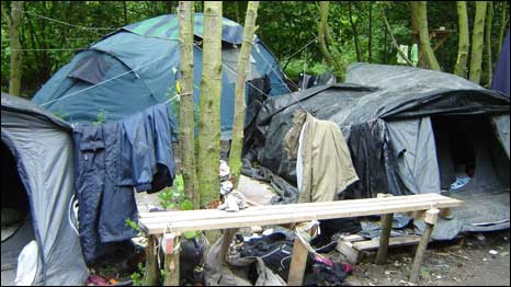 Khu lều trại ở Calais