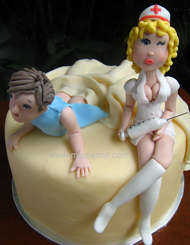Naughty - Get Well Soon cake