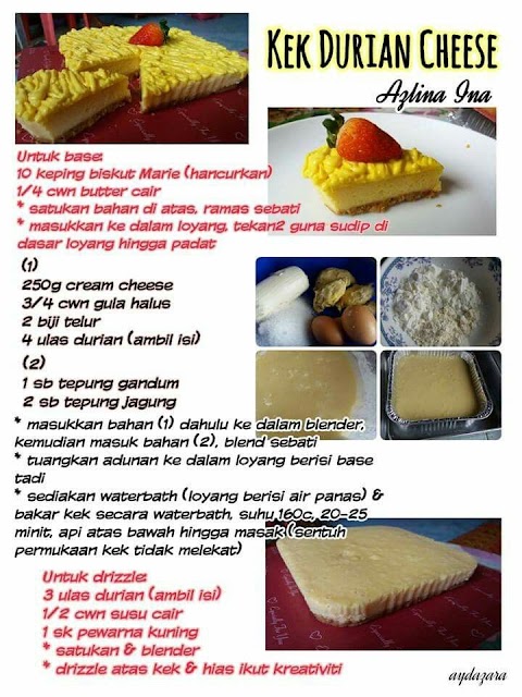 resepi cheese kek