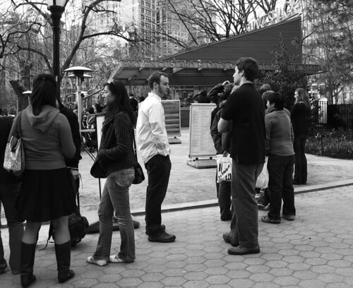 Line at the Shake Shack