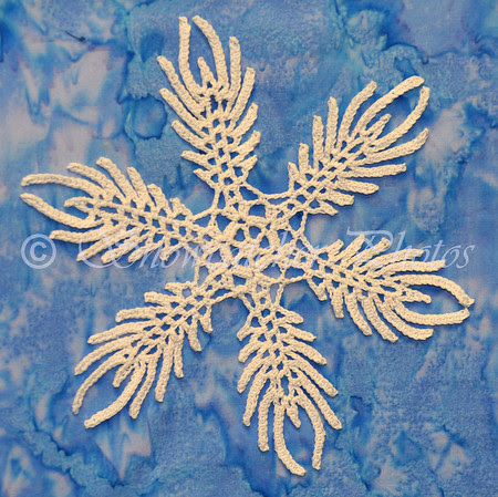 Indigo Ice Snowflake