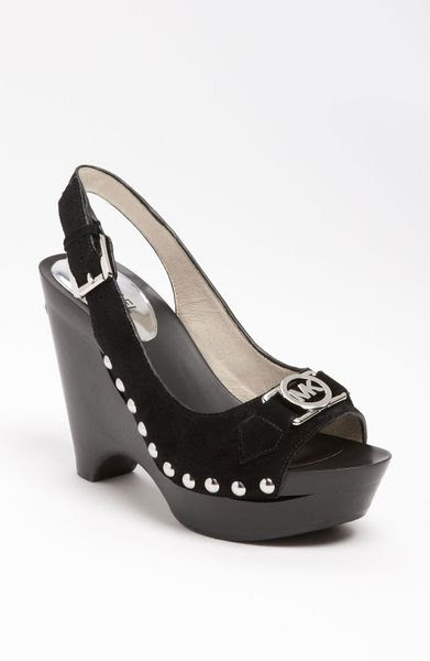Michael Michael Kors Charm Slingback Sandal in Black
